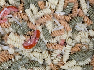 Our famous classic pasta salad